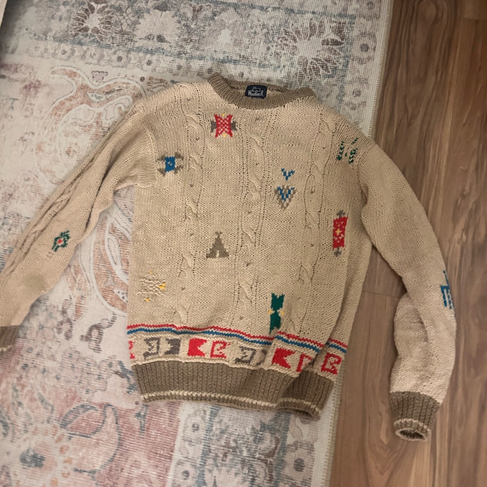 Woolrich Tan Knit Sweater